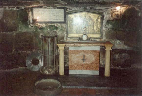 Chapel of the Mamertine Prison with St. Peter's Well