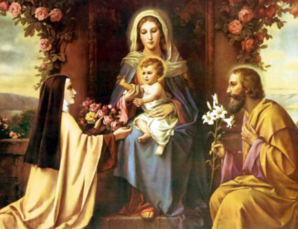 St. Therese and the Holy Family